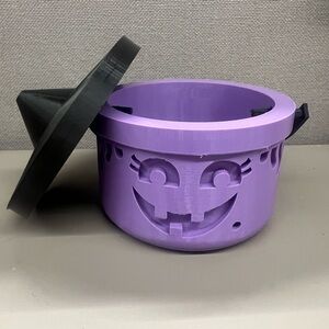 3-D Printed Basket - Vintage McDonald’s Halloween Bucket Style